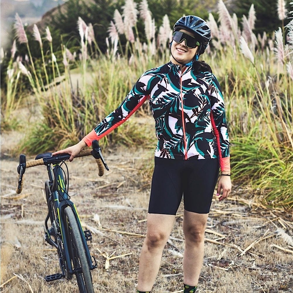 Machines for Freedom Summerweight Long Sleeve Jersey Tropical XL - Hemmed to 26”